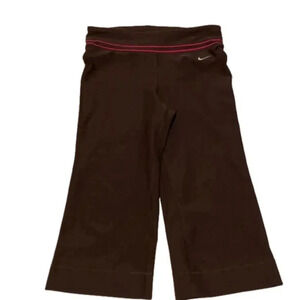 Nike (FIT Dry) Active wear women’s legging’s 
knee length  Brown -Pink Size XS